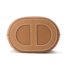 将图像加载到图库查看器中，HERMES In the loop Gold Taurillon Clemence Swift Leather Size 18
