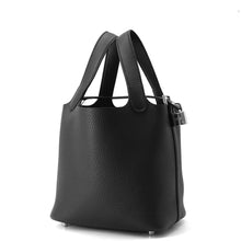 Load image into Gallery viewer, HERMES Picotin Lock Black Taurillon Clemence Size PM
