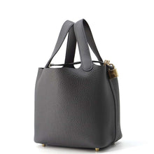 将图像加载到图库查看器中，HERMES Picotin Lock Ardoise Taurillon Clemence Size PM
