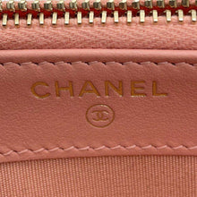 将图像加载到图库查看器中，CHANEL Boy Chanel Chain Wallet Jasmin FlowerA81968 Caviar Leather

