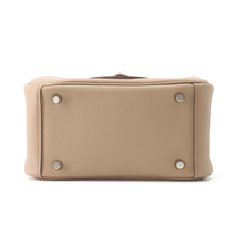 将图像加载到图库查看器中，HERMES Lindy Beige Marfa Swift Leather Size Mini
