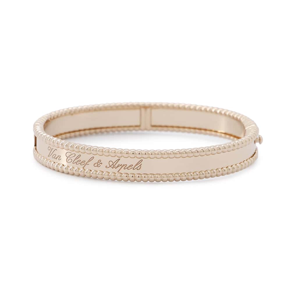 Van Cleef & Arpels Perlée Senior Tulle Bracelet Extra Small Model Size XSVCARP3K100 18KPG