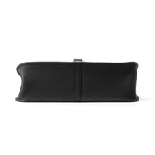 将图像加载到图库查看器中，HERMES Halzan Black Taurillon Clemence Size 25

