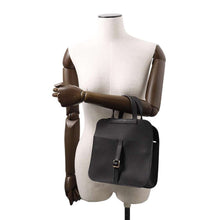 将图像加载到图库查看器中，HERMES Halzan Black Taurillon Clemence Size 25
