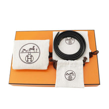 将图像加载到图库查看器中，HERMES Halzan Black Taurillon Clemence Size 25
