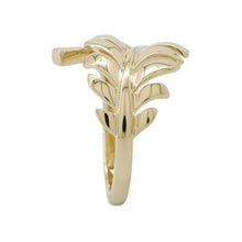 将图像加载到图库查看器中，CHANEL Plume Ring Size 49/#9J10176 18K Yellow Gold
