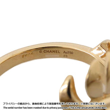 将图像加载到图库查看器中，CHANEL Plume Ring Size 49/#9J10176 18K Yellow Gold
