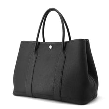 将图像加载到图库查看器中，HERMES Garden Party Black Negonda Leather Size PM
