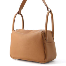 将图像加载到图库查看器中，HERMES Lindy Gold Taurillon Clemence Size 26
