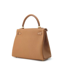 将图像加载到图库查看器中，HERMES Kelly Gold Togo Leather Size 25
