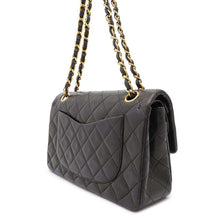 将图像加载到图库查看器中，CHANEL Matelasse double flap BlackA01113 Lambskin Size 23
