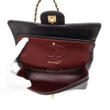 将图像加载到图库查看器中，CHANEL Matelasse double flap BlackA01113 Lambskin Size 23
