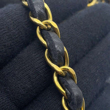 将图像加载到图库查看器中，CHANEL Matelasse double flap BlackA01113 Lambskin Size 23

