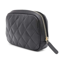 将图像加载到图库查看器中，CHANEL Matelasse Pouch BlackA80909 Caviar Leather
