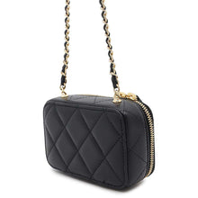 将图像加载到图库查看器中，CHANEL Matelasse CC Logo Shoulder Bag Black/GoldAP2393 Lambskin Metal
