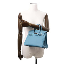 Load image into Gallery viewer, HERMES Birkin Turquoise Togo Leather Size 25
