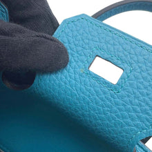 Load image into Gallery viewer, HERMES Birkin Turquoise Togo Leather Size 25
