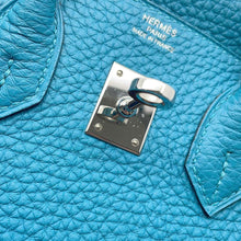 Load image into Gallery viewer, HERMES Birkin Turquoise Togo Leather Size 25
