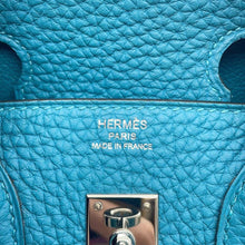 Load image into Gallery viewer, HERMES Birkin Turquoise Togo Leather Size 25
