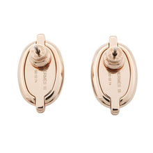Load image into Gallery viewer, HERMES Mini Mayon Earrings Malograss Metal Enamel
