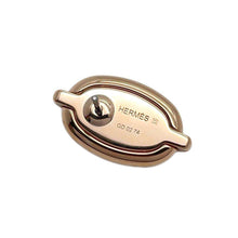 Load image into Gallery viewer, HERMES Mini Mayon Earrings Malograss Metal Enamel
