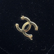 Load image into Gallery viewer, CHANEL Velour CC Logo Cap Size L Black 92% Viscose 8% Silk
