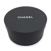 Load image into Gallery viewer, CHANEL Velour CC Logo Cap Size L Black 92% Viscose 8% Silk
