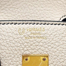 Load image into Gallery viewer, HERMES Birkin SPO Craie/Black Togo Leather Size 25
