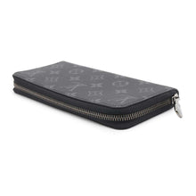 将图像加载到图库查看器中，LOUIS VUITTON Zippy Wallet - Horizontal NoirM11611 Monogram Eclipse
