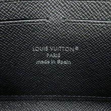 将图像加载到图库查看器中，LOUIS VUITTON Zippy Wallet - Horizontal NoirM11611 Monogram Eclipse
