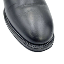 Load image into Gallery viewer, CHANEL CC Logo Chain short boots BlackG39170 Leather Size 37 1/2
