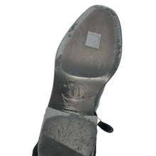 Load image into Gallery viewer, CHANEL CC Logo Chain short boots BlackG39170 Leather Size 37 1/2
