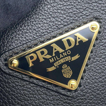 Load image into Gallery viewer, PRADA Mini Tote Bag Black1BG539 Soft Grain Leather
