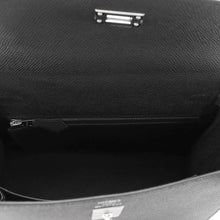 Load image into Gallery viewer, HERMES Kelly Sellier Black Epsom Size 25
