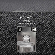 Load image into Gallery viewer, HERMES Kelly Sellier Black Epsom Size 25
