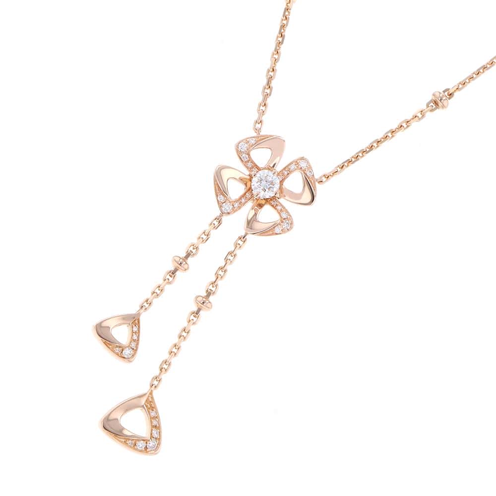 BVLGARI Fiorever Necklace357137 18K Pink Gold