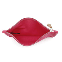 将图像加载到图库查看器中，HERMES Flat Pouch Yachting Pink Cotton100% Size PM
