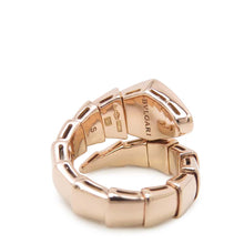 Load image into Gallery viewer, BVLGARI Serpenti Viper Ring Size S345206 18K Pink Gold

