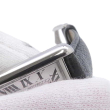 Load image into Gallery viewer, CARTIER ★Tank mast W22mm×H29.5mm Stainless Steel Leather Silver DialWSTA0042
