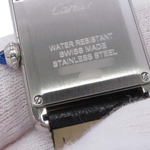 Load image into Gallery viewer, CARTIER ★Tank mast W22mm×H29.5mm Stainless Steel Leather Silver DialWSTA0042

