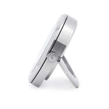 将图像加载到图库查看器中，Audemars Piguet Royal Oak Table Clock 50th Anniversary W75mm Stainless Steel Blue Dial
