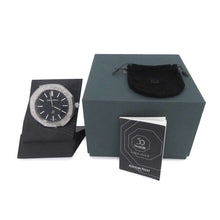 将图像加载到图库查看器中，Audemars Piguet Royal Oak Table Clock 50th Anniversary W75mm Stainless Steel Blue Dial
