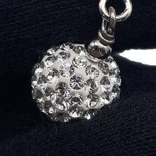 将图像加载到图库查看器中，CHANEL Earrings CC Logo Mirror Ball Metal Rhinestone
