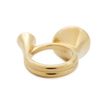 Load image into Gallery viewer, HERMES Coll Ring Size M Nata Metal Swift Leather
