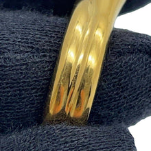 Load image into Gallery viewer, HERMES Coll Ring Size M Nata Metal Swift Leather
