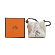 Load image into Gallery viewer, HERMES Coll Ring Size M Nata Metal Swift Leather
