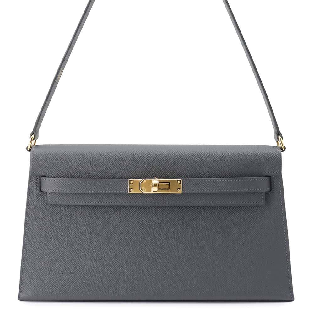 HERMES Kelly Elan Ardoise Epsom