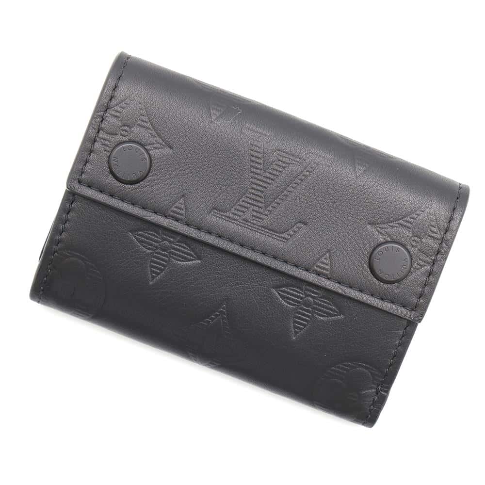 LOUIS VUITTON Discovery Compact Wallet NoirM67631 Monogram Shadow