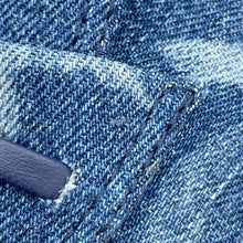 将图像加载到图库查看器中，CHANEL ★Heeled loafers BlueG45142 Denim Size 36
