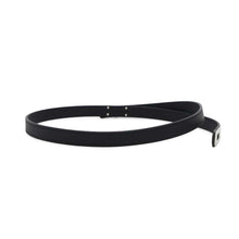 将图像加载到图库查看器中，HERMES Kelly Lariat Necklace Black Swift Leather
